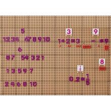 MASTERKIDZ Set of Numbers and Symbols for Learning Counting and Mathematics for STEM Wall Panels, 82 pcs.