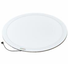 MASTERKIDZ Round LED Light Panel Colored + Montessori Mosaic Blocks 140 pcs.