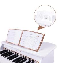 CLASSIC WORLD Large Piano Children's Piano with Chair and Learning Book
