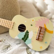CLASSIC WORLD koka ukulele ģitāra bērniem rozā krāsā