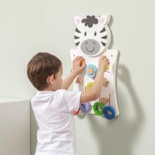 VIGA Wooden Manipulative Board Zebra FSC Montessori Certificate