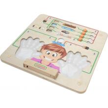 MASTERKIDZ Train Board Set 5in1 Sensory Board Motor Learning Senses and Emotions