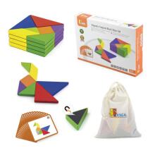 VIGA Tangram Wooden Logic Game Puzzle FSC Certificate