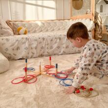 TOOKY TOY Wooden Fun Serso Arcade Ring Cross Game