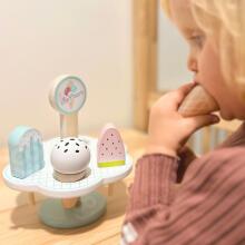 TOOKY TOY koka magnētiskais saldējums uz statīva