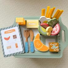 WOOPIE GREEN Breakfast Set and Restaurant - Ordering Game with Tray and Accessories