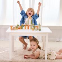 VIGA PolarB Wooden Blocks Montessori Blocks Animals 50 pcs.
