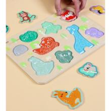 CLASSIC WORLD Wooden Puzzle Match Animals