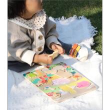 CLASSIC WORLD Wooden Puzzle Match Animals Farm