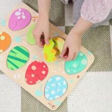 CLASSIC WORLD Wooden Puzzle Dinosaur Eggs