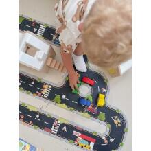 WOOPIE GREEN Road Puzzle for Children Highway Model 21 pcs FSC Certificate