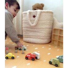 TOOKY TOY Набор деревянных транспортных средств и дорожных знаков в коробке