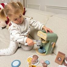 WOOPIE GREEN Wooden Coffee Maker Confectionery Barista 25 pcs.