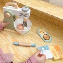 WOOPIE GREEN Wooden Kitchen Mixer Blender with Accessories 11 pcs.