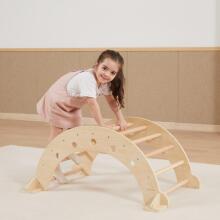 VIGA Wooden Rocker Natural Montessori