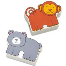 VIGA Wooden Threading Interlacing Blocks Safari ZOO