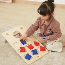 Viga 2in1 Skill Game Tic Tac Toe + Cornhole - Throw to the target