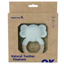 TOOKY TOY Teether Elephant Wooden Hoop
