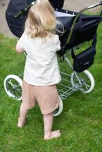 Arrue Prestigio Jr. Art.250610 Navy Large classic doll stroller with bag