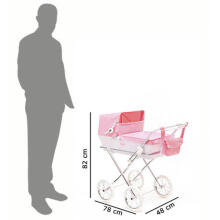 Arrue Prestigio Jr. Art.250611 Nevada Large classic doll stroller with bag