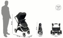 Arrue Ixo 2 Art.250628 Navy  Baby stroller with cradle