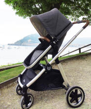Arrue Obe Art.250629 Grey Baby stroller with cradle