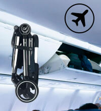 Arrue Nano City Art.250641 Black Baby stroller