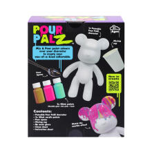 Pour Palz DIY Paint Bear-Berry Blast