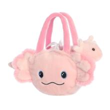 AURORA Fancy Pals plīša rotaļlieta Aksolotls somiņā, 20 cm
