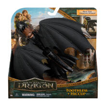DRAGONS figure Viking & Dragon