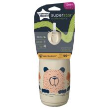 TOMMEE TIPPEE Insulated Straw 266ml, 12m+, grey, 448013