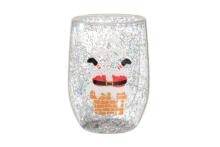 Winteria Double wall glass Santa 30 cl assortment