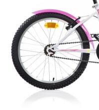 Bērnu velosipēds 20'' ''420 SPORT'', balts/rozā