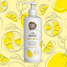 Pure Beginnings Body Wash I am awake Art.251269  skin-invigorating shower gel with orange, lime and lemon, 500 ml