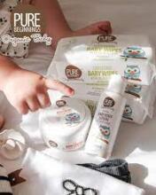 Pure Beginnings Baby Massage Oil Art.251284 moisturizing massage and bath oil with jojoba, almond, avocado oil and Kalahari melon extract for dry and very dry skin, 100 ml