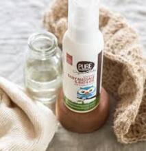 Pure Beginnings Baby Massage Oil Art.251284 moisturizing massage and bath oil with jojoba, almond, avocado oil and Kalahari melon extract for dry and very dry skin, 100 ml