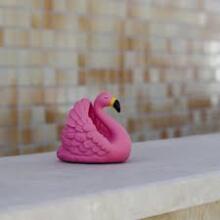 Natruba Bath Toy Swan Art.251328 Gulbis no 100% naturāla (dabas) kaučuka