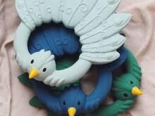 Natruba Rubber Rattle Art.251338  Teether made of 100% natural rubber