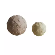 Natruba Rubber Sensory Balls Art.251351 Teether made of 100% natural rubber