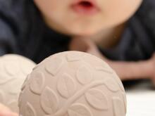 Natruba Rubber Sensory Balls Art.251353 Teether made of 100% natural rubber