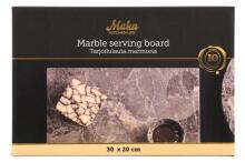 Maku Serving board marble ruskea 30x20 cm