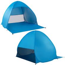 Self‑erecting beach tent, Springos PT035 pop‑up travel shelter blue