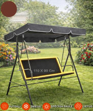 Z-HOME, 110 × 90 cm, Art.23207A, replacement garden swing seat cover, waterproof base material