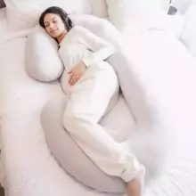 La Bebe™ Maternity Satin Pillow Sì - Duo Art.666555 Satīna audums. Daudzfunkcionāls spilvens/pakavs grūtniecēm, ar memory foam