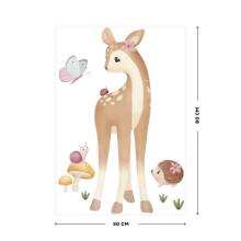 Little Dutch Wall Sticker Art.WD379031 Fairy Garden Sienas uzlīmes