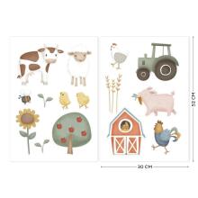 Little Dutch Wall Sticker Art.WD340022 Little Farm Measuring wall sticker