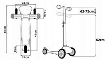 Disney Scooter Stitch Art.59349 High quality children's scooter