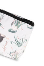 TOILETRY BAG OLIVE CRANES