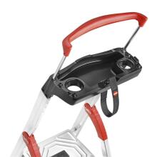 Household ladder L85 ComfortLine / aluminum / 4 steps