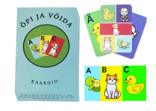 Õpi ja Võida Eesti Art.251796 Kids Learning ABC Cards Fun Way to Master the Alphabet (Estonian)